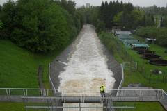 Povodně 2010 - přehrada Olešná u Frýdku-Mistku