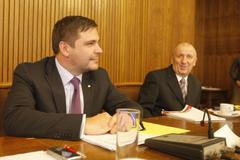 Zasedání rady pražského magistrátu