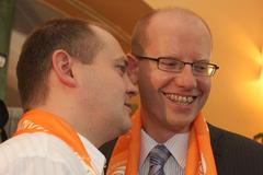 Volby08 2.kolo Lidový dům oslava