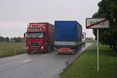 Kamiony v Dašicích