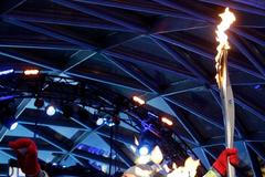 Zapálení paralympijského ohně ve Vanouveru