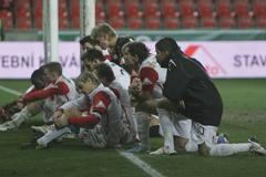Slavia - Baník Ostrava: smutná Slavia