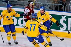 Švédsko - Lotyšsko: Śvédové slaví gól