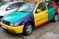VW Polo harlequin
