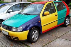 VW Polo harlequin