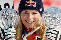 Lindsey Vonnová získala Velký křišťálový glóbus