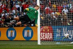 Anglie - Německo: neuznaný gól