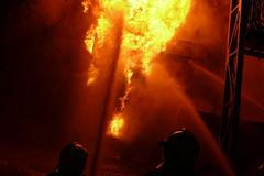 Požár trafostanice v Kladně