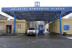 Nemocnive v Kladně před dokončením