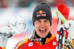 Eric Guay vyhrál malý kříšťálový glóbus