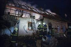 Požár rodinného domu