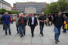 Paroubek na festivalu ÚSP v Ústí