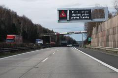 Informační tabule na D1