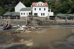 Povodně - Hřensko a Bílý kostel