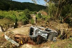 Handlová - povodeň