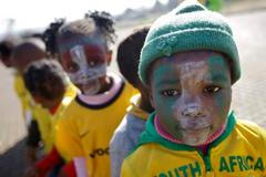 Děti a fotbal před MS v JAR