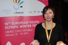 Autorka medailí olympiády mládeže v Liberci