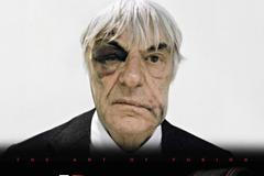 Zmlácený Bernie Ecclestone v reklamě