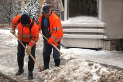 úklid sněhu v Kladně