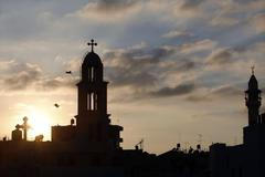 Kostel a mešita v Ramalláhu