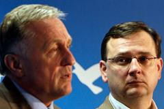 Mirek Topolánek a Petr Nečas