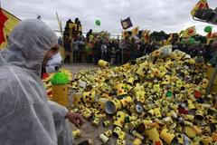 Protijaderný protest v Berlíně