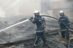 Požár trafostanice v Kladně