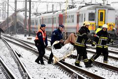 Vlakové neštěstí v Belgii