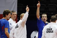 Češi slaví postup přes Belgii