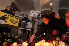 Oslavy 17. listopadu na Národní třídě - 21 let poté