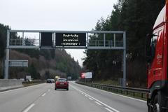 Informační tabule na D1