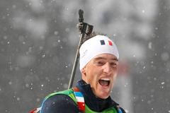 Vincent Jay se raduje z vítězství