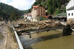 Povodně srpen 2010 - Hřensko