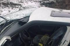 Nehoda na přejezdu v Okříškách