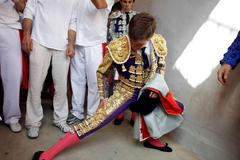 Pamplona - toreadoři vs býci