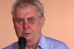 Miloš Zeman na univerzitě J.A. Komenského