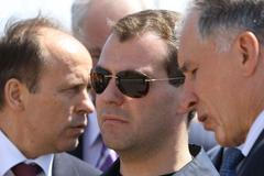 Dmitrij Medveděv v Dagestánu