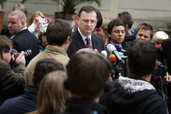 Petr Nečas na Hradě