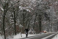 Závaly sněhu v Evropě