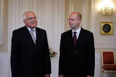 Bohuslav Sobotka na Hradě