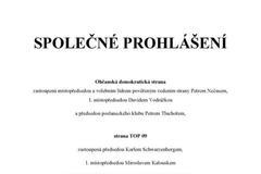 Porhlášení ODS, VV, TOP 09 - 1