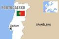 Portugalsko - mapa