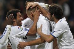 Karim Benzama se raduje z branky Realu Madrid