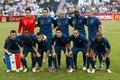 Francouzský tým před utkáním Francie - Anglie na Euru 2012