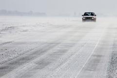 Sníh je všude: Na pláži, na růžích, zasypal i Einsteina