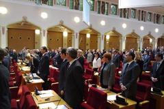 Protest proti koalici ODS a ČSSD v Praze (ustavující zastupitelstvo)