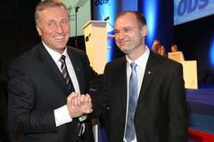 Kongres ODS: Ivan Langer a Mirek Topolánek