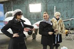 Natáčení seriálu Dokonalý svět - Jitka Čvančarová a Kája Pavlíček