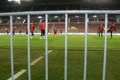 Trénink Sparty v Eindhovenu