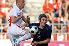 fotbal Česko-Skotsko (Václav Svěrkoš)